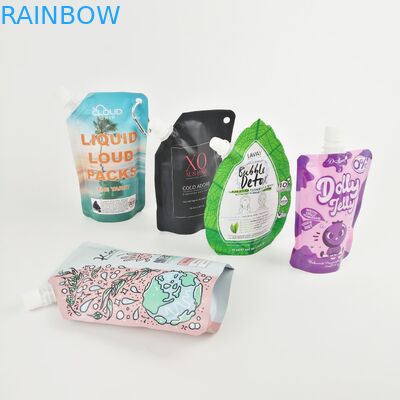 Doypack ของเหลวพวยพลาสติกยืดหยุ่นสำหรับซอสมะเขือเทศ / เครื่องสำอาง