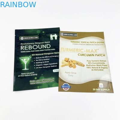 กระดาษคราฟท์ฟอยล์ย่อยสลายได้ทางชีวภาพถุงซองเปล่าตัวอย่างเครื่องสำอางถุงปิดผนึกสามด้าน