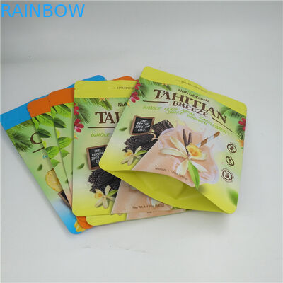 อาหารที่กำหนดเองพิมพ์ถุง Mylar ขนมขบเคี้ยวกัญชงอลูมิเนียมฟอยล์ถุงบรรจุภัณฑ์
