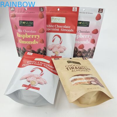 คุกกี้ Candy THC บรรจุภัณฑ์ Stand Up Doypack โลโก้ที่กำหนดเองพิมพ์ถุงพลาสติกอาหาร