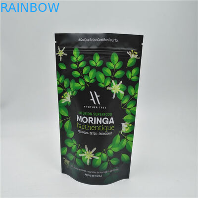 ถุงบรรจุอาหาร THC Stand Up Resealable Foil 3.5g 7g Mylar Zip Lock Bags