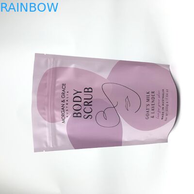 Zip Mylar Stand Up Pouches Gravnre Printing สำหรับเกลืออาบน้ำขัดตัว