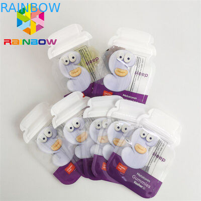 Die Cut Small Reseaable Smell Proof Bag 3.5g Cookie Mylar Food Bags