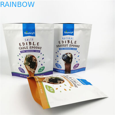 3.5g Mylar Ziplock ถุงพิมพ์แบบกำหนดเองป้องกันความชื้นสำหรับบรรจุขนมบิสกิตหวาน