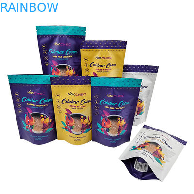 บรรจุภัณฑ์ที่กินได้เองยืนขึ้นถุงกระเป๋าพร้อมซิปกันกลิ่น