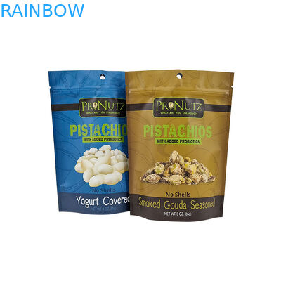 3.5g ถุงซิปล็อคกันกลิ่นกลิ่นคุกกี้แบบกำหนดเองถุงซิปล็อคฟอยล์สีขาว