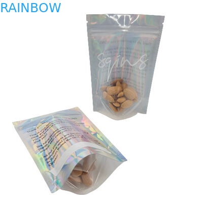 ถุงซิปล็อคฟอยล์อลูมิเนียม Mylar แบบกำหนดเองสำหรับบรรจุภัณฑ์อาหารที่กินได้