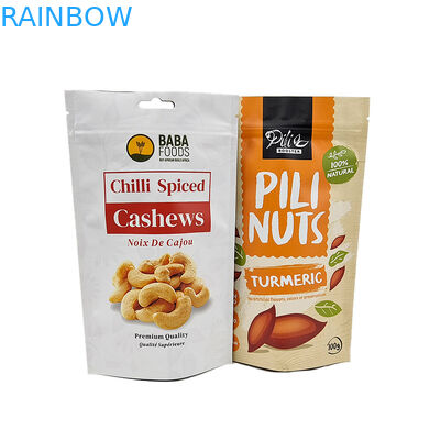 ถุงซิปล็อคฟอยล์อลูมิเนียม Mylar แบบกำหนดเองสำหรับบรรจุภัณฑ์อาหารที่กินได้