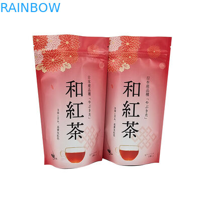 ยืนขึ้นขนมขบเคี้ยวถุงพลาสติกซิป Mylar กระเป๋าบรรจุภัณฑ์ขนมคุกกี้