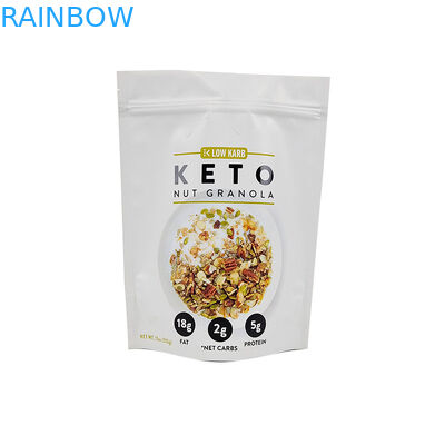 3.5g Food Mylar Bags Ziplock พลาสติกกันความชื้นสำหรับบิสกิตคุกกี้ขนมหวาน