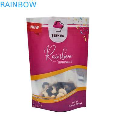 14g Stand Up Pouch ถุงบรรจุภัณฑ์อลูมิเนียมเกรดอาหารกินได้ลามิเนตลามิเนต