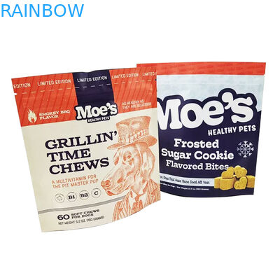 ถุง Mylar บรรจุภัณฑ์อลูมิเนียมสีสันสดใส 3.5g ถุงซิปตั้งได้ด้วยตนเอง