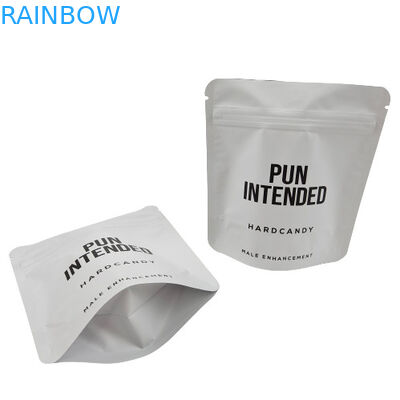 Smell Proof CMYK Ziplock ถุงใส่ขนมขบเคี้ยว Mylar สำหรับแพ็คเกจ 3.5g 200 Microms