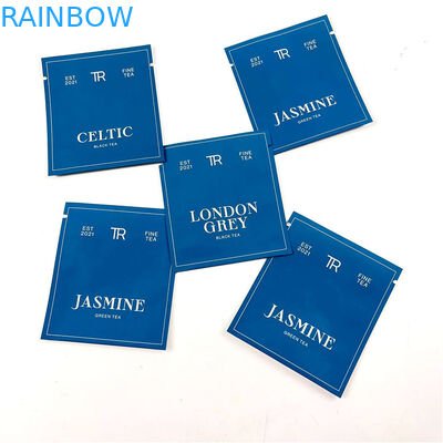 500Ppcs การพิมพ์บรรจุภัณฑ์ถุง Mylar สำหรับถุงซีลความร้อนชาเขียวดำ