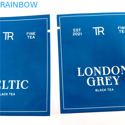 500Ppcs การพิมพ์บรรจุภัณฑ์ถุง Mylar สำหรับถุงซีลความร้อนชาเขียวดำ