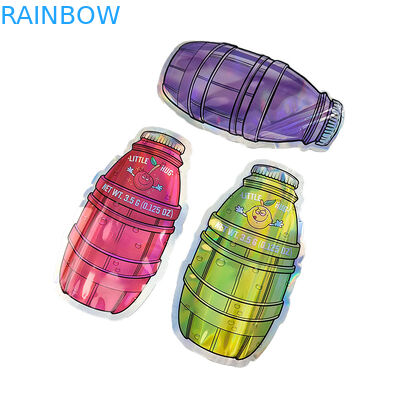 รูปร่างพิมพ์แบบกำหนดเอง Die Cut Mylar ถุง 1g 3.5g 7g 14g 28g สำหรับขนมคุกกี้กินได้