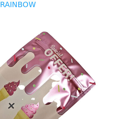 Stand Up Pouch ถุงกินได้อลูมิเนียมฟอยล์กันกลิ่นถุง Mylar กาแฟ / ถั่ว / ขนม