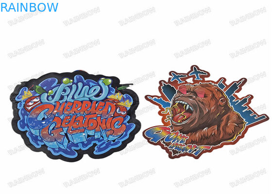 ถุง Mylar ที่กินได้ Die Cut ถุงพลาสติกรูปทรงพิเศษพร้อมถุง Ziplock 3.5g Candy Cookie