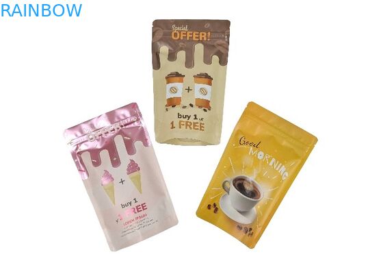 ถุงกาแฟแบบกำหนดเอง 250 กรัม 500 กรัม 1 กก. Ziplock Stand Up Bag