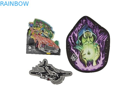 ถุงซิปล็อค Mylar พลาสติกสัมผัสนุ่ม 3.5 กรัมการพิมพ์ดิจิตอลรูปทรงพิเศษ