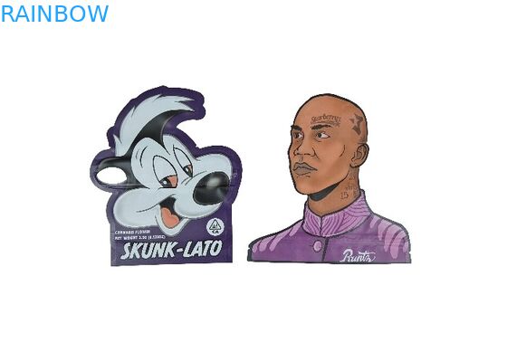 ถุงซิปล็อคเด็กรูปทรงพิเศษผนึกถุงกันกลิ่นได้ 3.5 กรัม - 28 กรัม