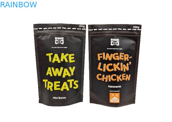 ถุงยืนขึ้นย่อยสลายได้ 100% ขนาดที่กำหนดเอง Ziplock Doypacks อาหารชากาแฟบรรจุภัณฑ์