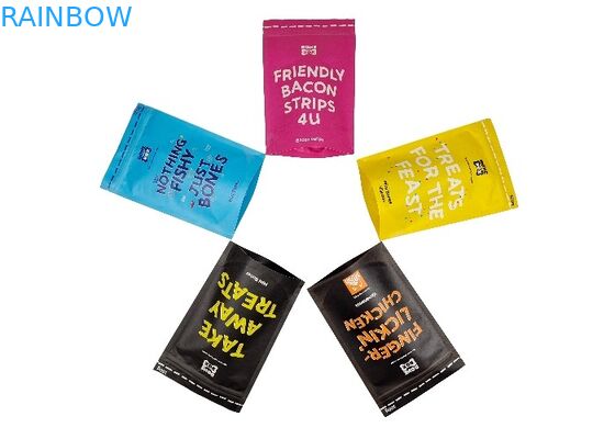 กระดาษคราฟท์ย่อยสลายได้แบบกำหนดเองยืนขึ้นถุงกลิ่นถุงบรรจุภัณฑ์อาหาร Ziplock หลักฐาน