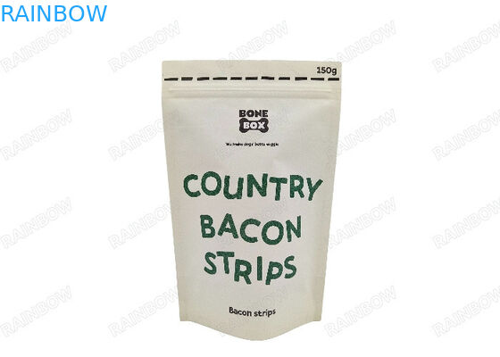 เป็นมิตรกับสิ่งแวดล้อมย่อยสลายได้ยืนขึ้นถุงอาหารที่กำหนดเองชาถั่วคุกกี้ถุงบรรจุขนม