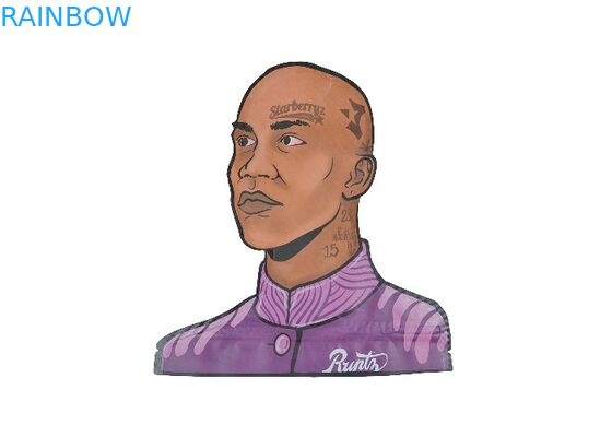 พิมพ์แบบกำหนดเอง 3.5g Die Cut Mylar Bag Matte Smell Proof Child Proof Ziplock