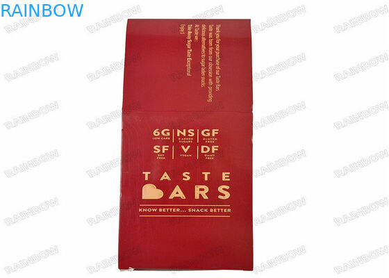 ลูกอมผลไม้แห้งช็อคโกแลตบรรจุภัณฑ์พิมพ์แบบกำหนดเองที่เคาน์เตอร์แสดงกล่องกระดาษ OEM