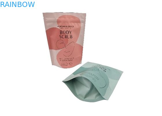 การพิมพ์ดิจิตอล Custom Stand Up Bag กระเป๋าบรรจุกันน้ํา สําหรับสกรับร่างกาย