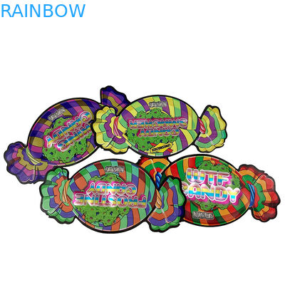 การพิมพ์โลโก้ตามสั่ง 1/8 OZ กระเป๋า Mylar ที่กันเด็ก 3.5 กรัม ขนอาหาร ขนมบํารุงอาหาร