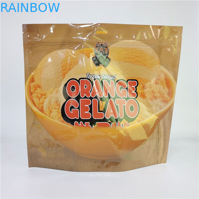 กระเป๋าพิมพ์ดิจิตอล 3.5G 1LB Soft Touch Holographic Pouch High Barrier Smell Proof Child Proof Zipper Stand Up Bags กระเป๋าขัดกลิ่นสูง