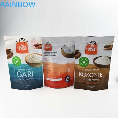 กระเป๋าพลาสติกที่กําหนดเอง การพิมพ์กระเป๋าบรรจุอาหารที่มีซิป