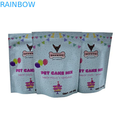 กระเป๋าอาหารสัตว์เลี้ยงที่สามารถนําไปใช้ได้หลายครั้ง สําหรับบรรจุขวดที่ยืนด้วยล็อกซิป