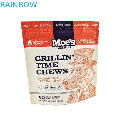 กระเป๋าอาหารสัตว์ที่มีช่องดึงน้ําตาสําหรับกระเป๋าบรรจุของเลี้ยงสุนัข