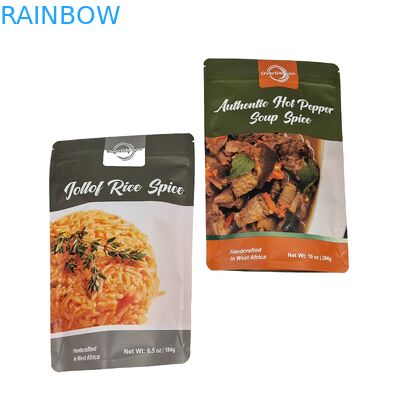 วัสดุประเภทอาหาร แพคเกจ แมท การออกแบบตามสั่ง ถุงยืน ซิปพลาสติก แพคเกจ