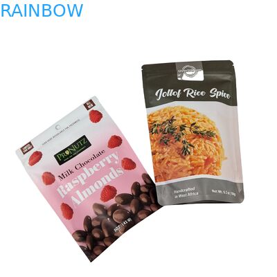 กระเป๋าซิปเกรดอาหารกระเป๋าซิปอัลลูมิเนียมฟอยล์พลาสติกกระเป๋าซิป Mylar