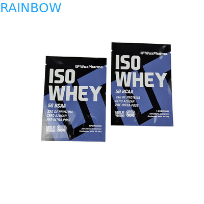 แพ็คเกจกระเป๋าสตางค์โฟลีย์ 3 ด้าน เก็บตัวอย่างอาหารเสริม 10 กรัม