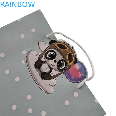 กระดาษเชือกเชือก Kraft กระดาษกระเป๋าจับ กระเป๋าเชือกรับการปรับแต่ง สี กระดาษบิด