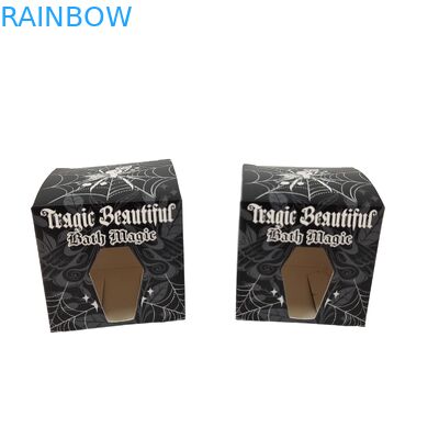 คุณภาพสูง Custom ตารางกล่องกระดาษดํากับหน้าพิเศษ ช่องว่างกระจกอาหารบรรจุกล่องของขวัญกระดาษกระดาษกระดาษขาว