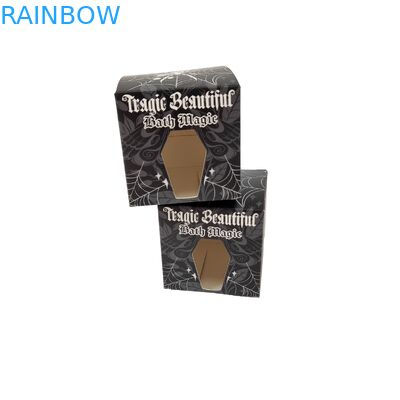 คุณภาพสูง Custom ตารางกล่องกระดาษดํากับหน้าพิเศษ ช่องว่างกระจกอาหารบรรจุกล่องของขวัญกระดาษกระดาษกระดาษขาว