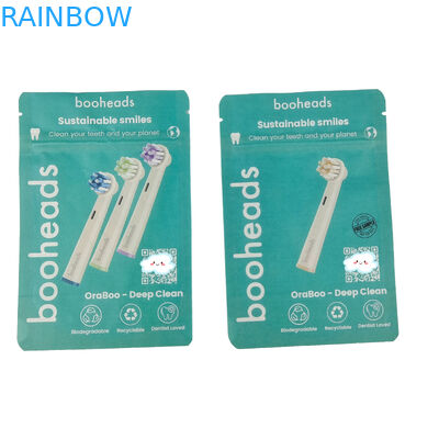 ถุงย่อยสลายทางชีวภาพ สําหรับน้ํายาล้างร่างกาย น้ําอาบน้ําเกลือ น้ําอาบน้ําเจล ถุงบรรจุอาหาร ซิปล็อก ถุงยืน