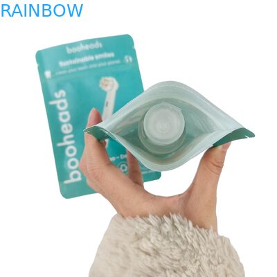 ถุงย่อยสลายทางชีวภาพ สําหรับน้ํายาล้างร่างกาย น้ําอาบน้ําเกลือ น้ําอาบน้ําเจล ถุงบรรจุอาหาร ซิปล็อก ถุงยืน