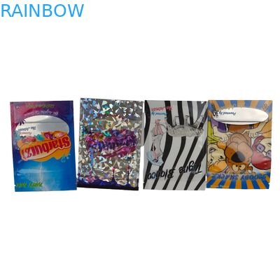 กระเป๋า Mylar สําหรับถั่วช็อกโกแลต น้ําตาล อาหารอร่อย กาแฟ กระเป๋ากระเป๋ากระเป๋ากระเป๋ายืน