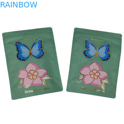 ขายร้อน ปกแต่งกระเป๋ากันกลิ่นด้วยโลโก้ ยืนขึ้นโฟลยอลูมิเนียม Mylar กระเป๋าสําหรับถั่วช็อกโกแลต