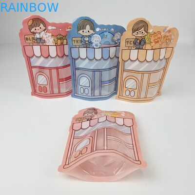 การพิมพ์แบบแกรเวอร์ Matte Print Mylar Stand Up Bag กระเป๋าบรรจุกระเป๋าสะพายความร้อน สามารถปิดใหม่ได้