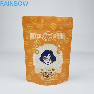 คุณภาพสูง แหลมอลูมิเนียมฟอยล์ Ziplock Lock ถุงยืนขึ้นถุงเทพมะเร็งแมท White Foil ถุงเทพมะเร็ง Ziplock ถุงกาแฟ