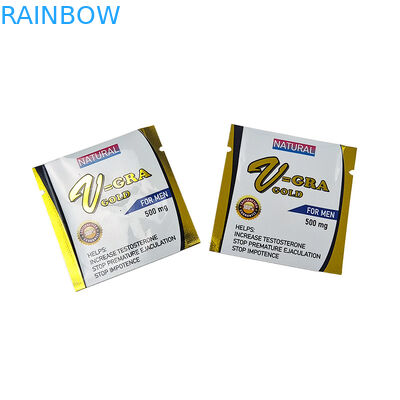 กระเป๋าบรรจุสัญลักษณ์ที่กําหนดเอง Zip Lock กระเป๋าบรรจุสัญลักษณ์อาหารว่าง แคนดี้ผลไม้แห้ง สามด้านปิดกระเป๋า