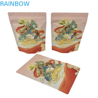 ขายดีที่สุด Custom Soft Touch Mylar Bag Stand Up อลูมิเนียมฟอยล์ 3.5 กรัม กลิ่นกันโปรตีน กาแฟ เครื่องปรุงรส ผงบรรจุ